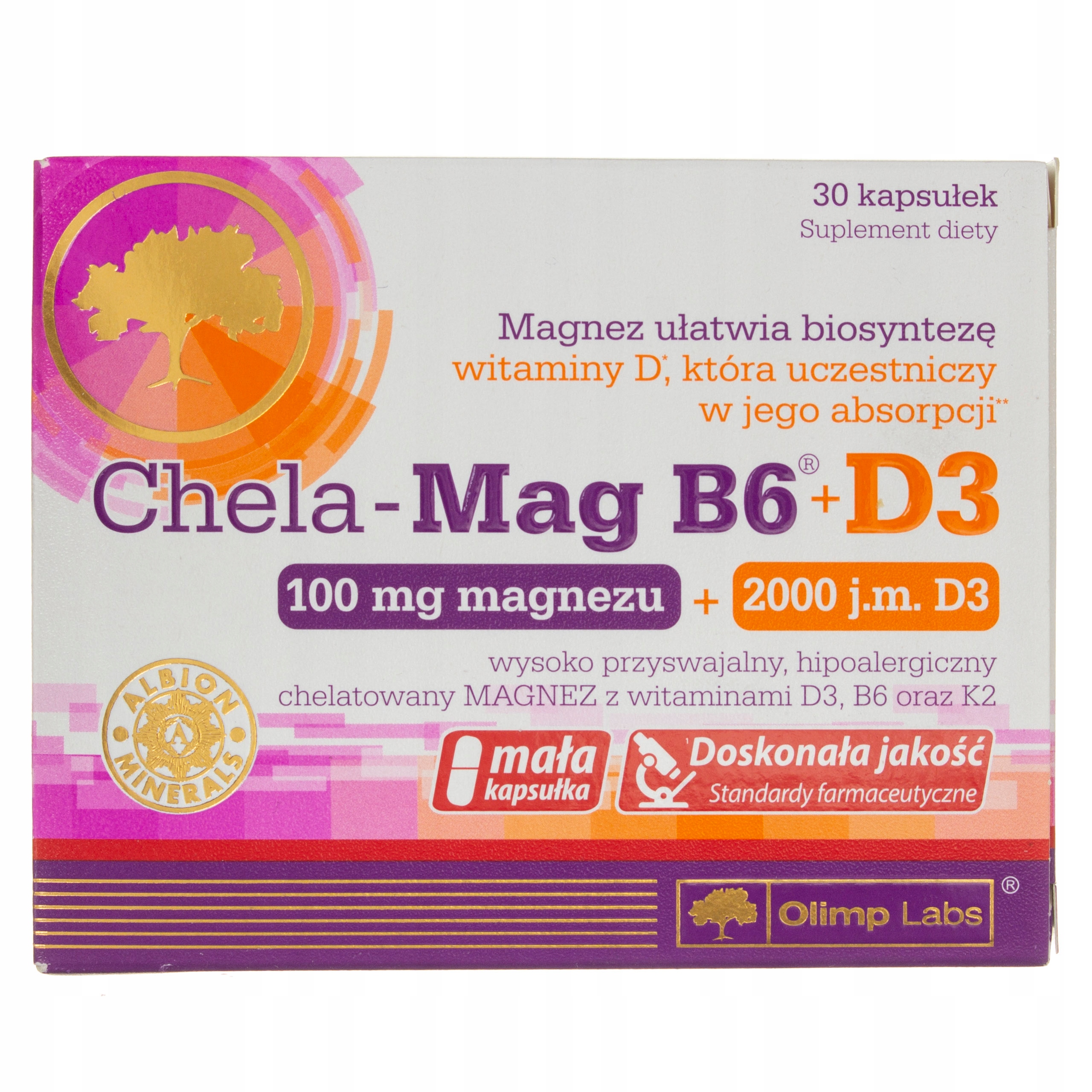 Купить Chela-Mag B6 + D3 (30 caps) в Одессе в интернет магазине VITAMAN
